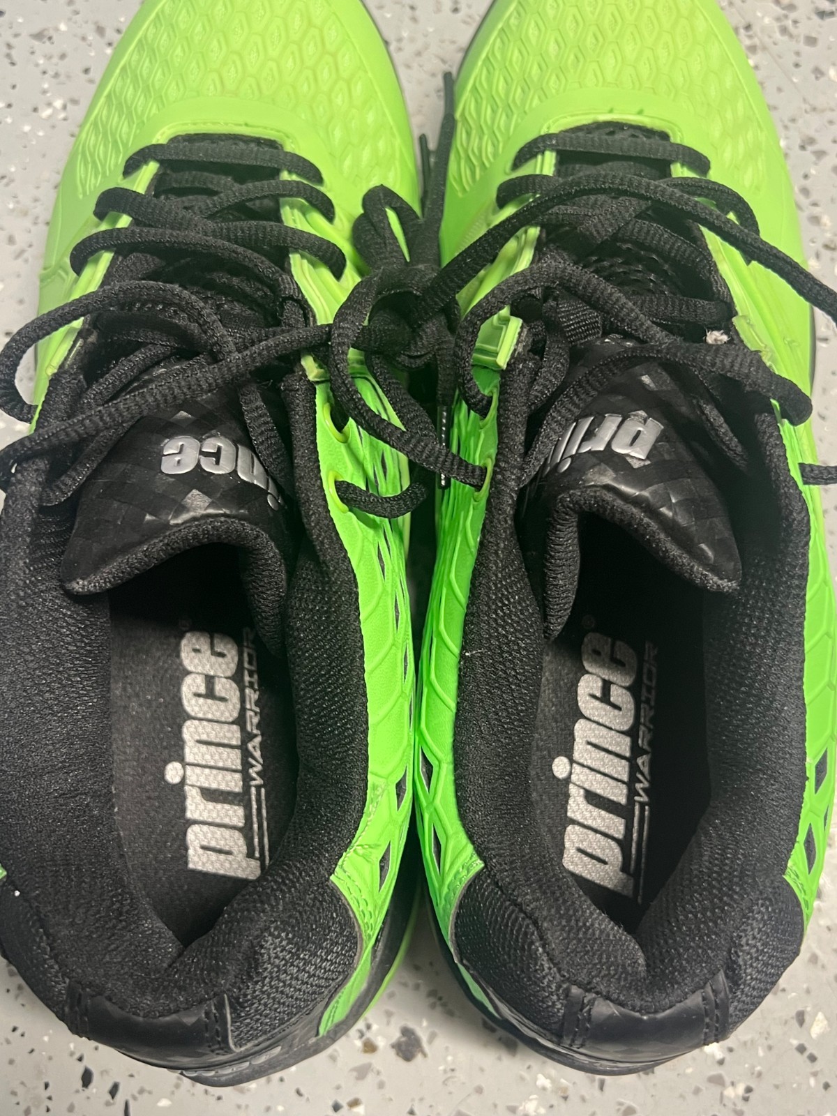Prince Warrior TeXtreme Limited Edition Tennis Shoe Green / Black – US Size 11