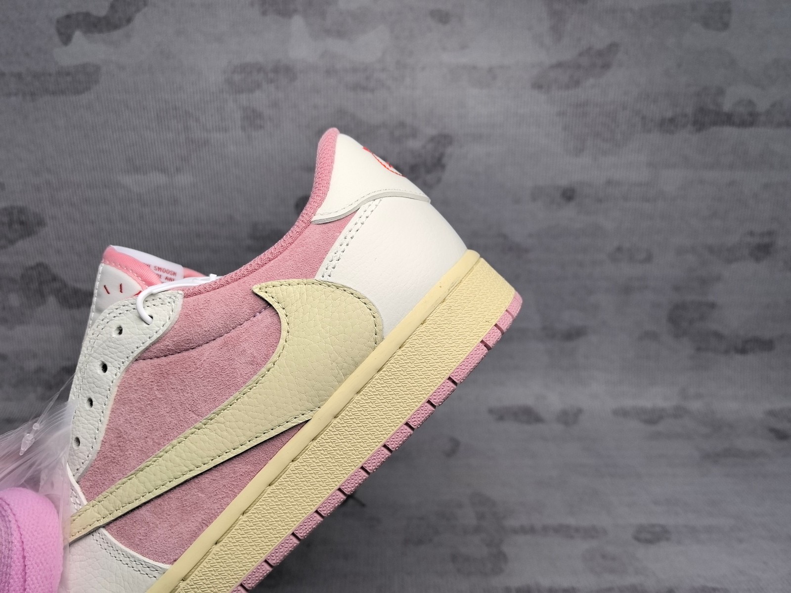Brand New AJ1 Retro Low OG SP x Scot Pink White DM7866-600 Size 4-12