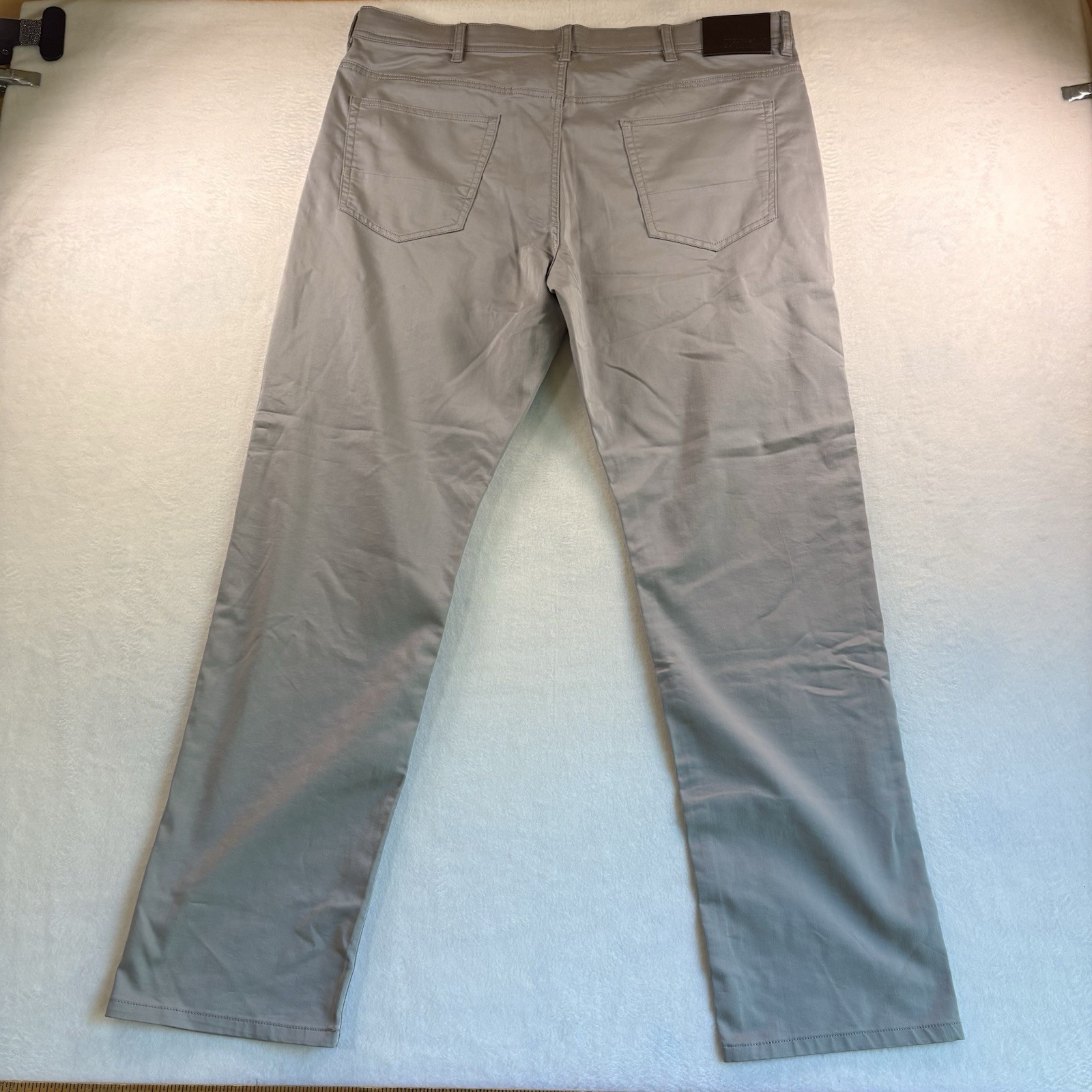 Copper and Oak 5 Pocket Men’s Straight Fit Stretch Fabric Gray Pants 38×32