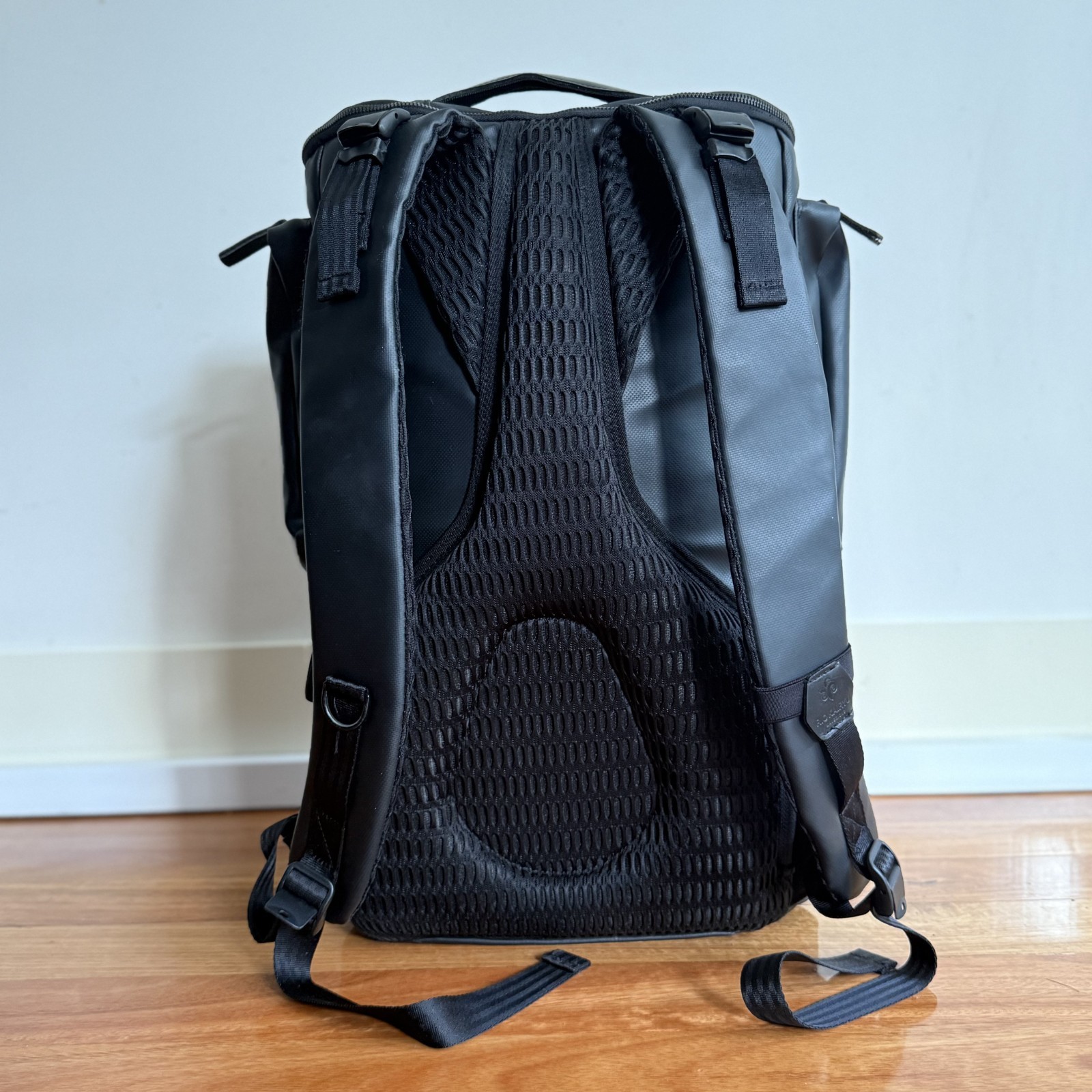 RIOKAIRYU Mavericks HEXA Black Backpack Rare Technical Laptop Commuter Daypack