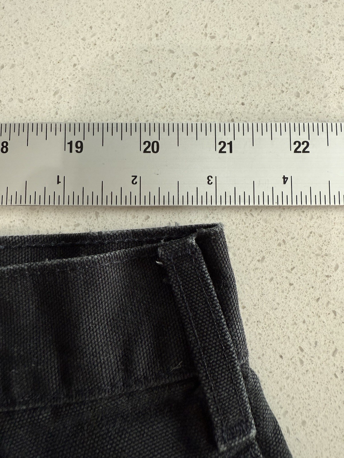Vtg Carhartt B01 BLK Double Knee Carpenter Pants Sz 44 Black Denim USA Made