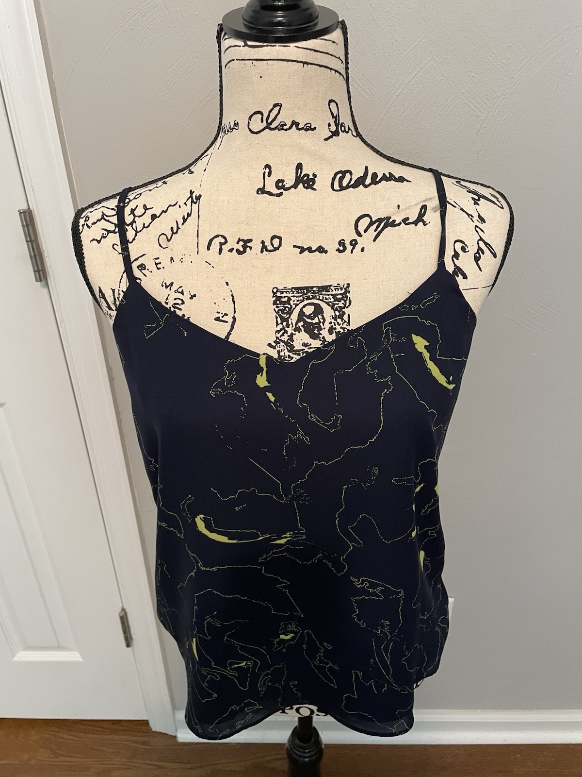 Philosophy Printed Spaghetti Strap Shirt