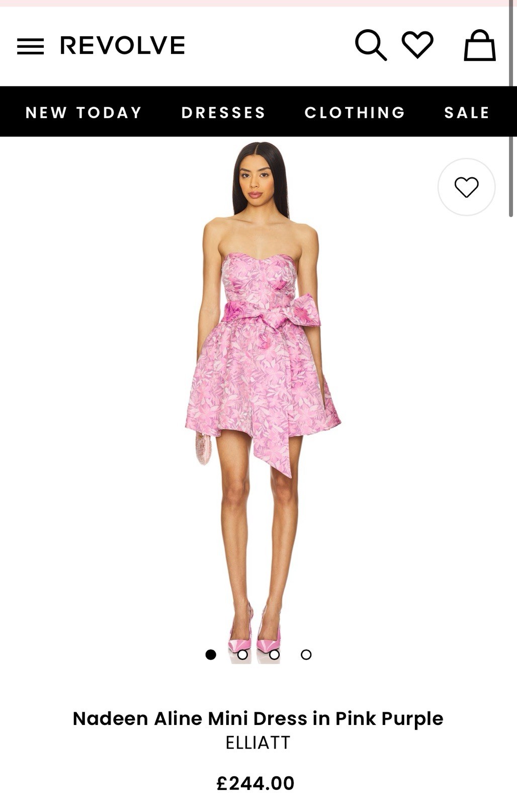 Revolve Elliatt Nadeem A Line Mini Dress Size S