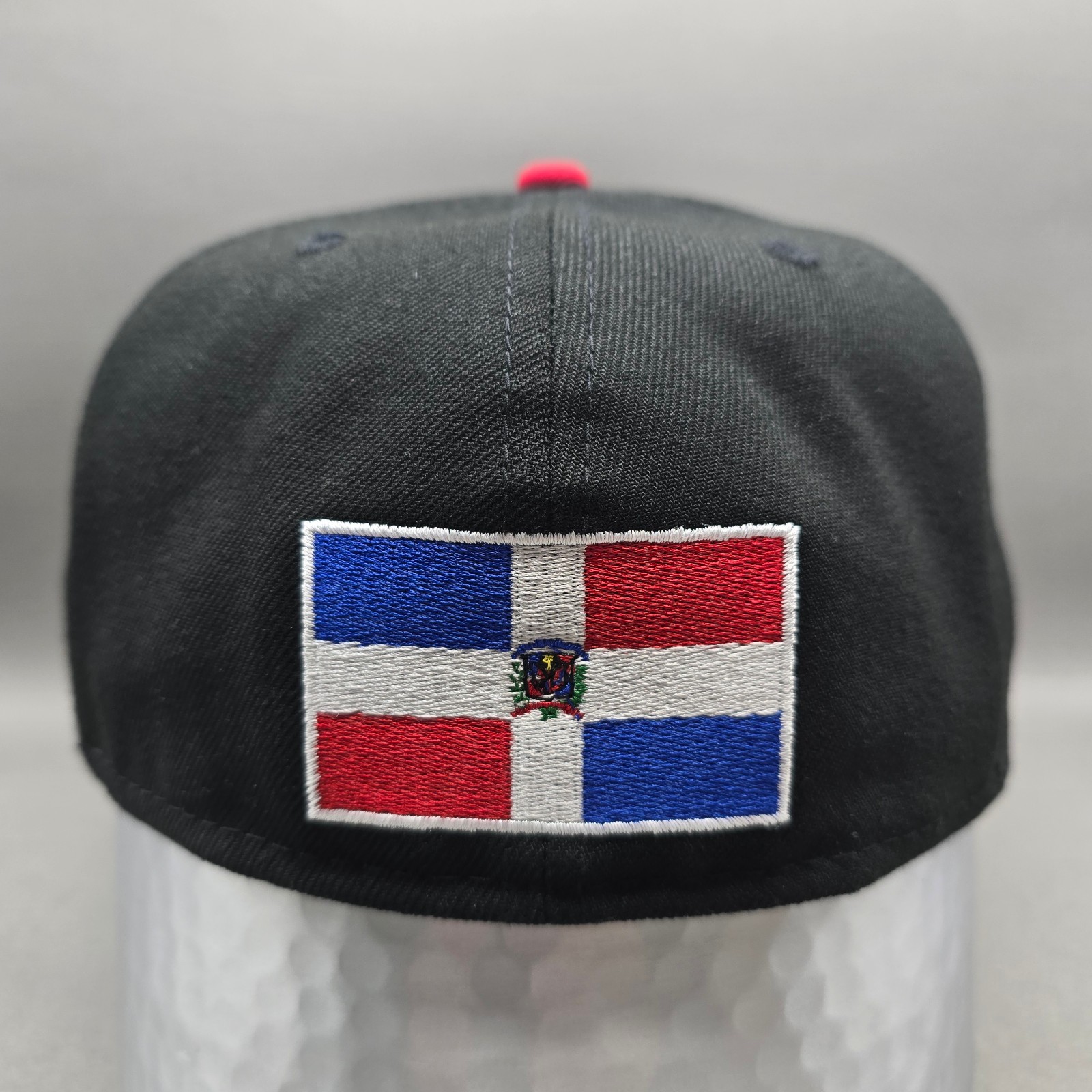 Dominican Republic Hat Cap Fitted 7 1/8 Black Blue National Baseball Team Adult