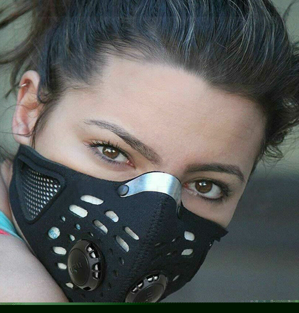Cycling Face Masks Reusable Washable Carbon Filter Outdoor Sports Breathing Mask