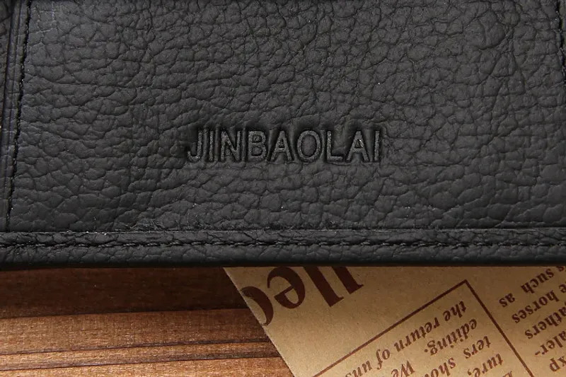 Classic Short Genuine Leather Men Wallets Fashion Coin Pocket Card Holder Men