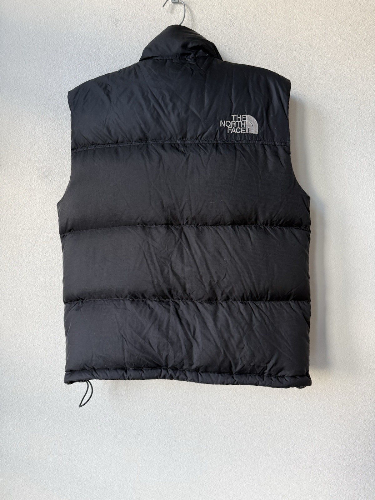 North Face Nuptse 700 Down Vest Puffer Black Jacket Coat Mens Small Quilted