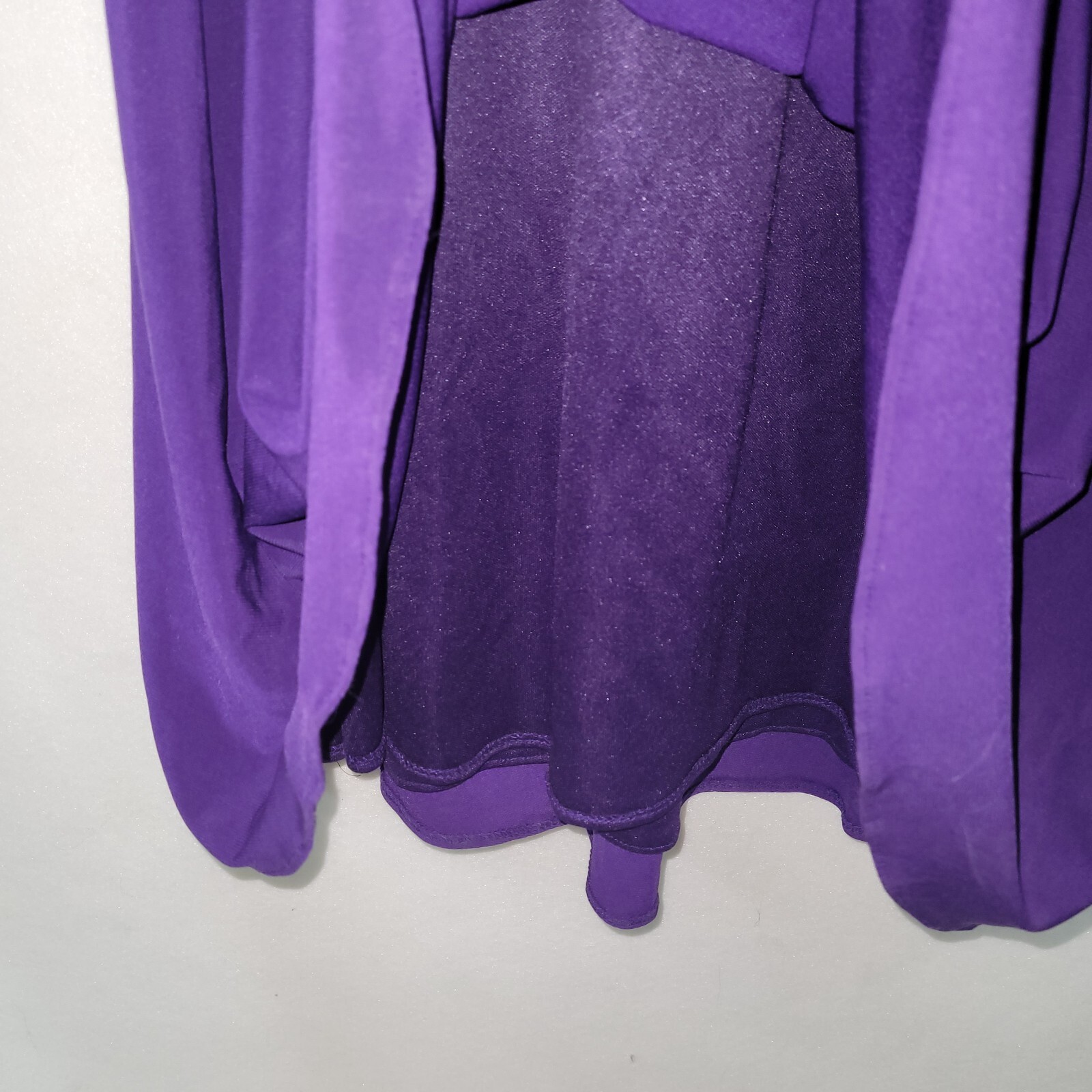 Betsy & Adam Dress Womens 8 Formal Purple Rhinestone Gown Lined Prom Wedding New