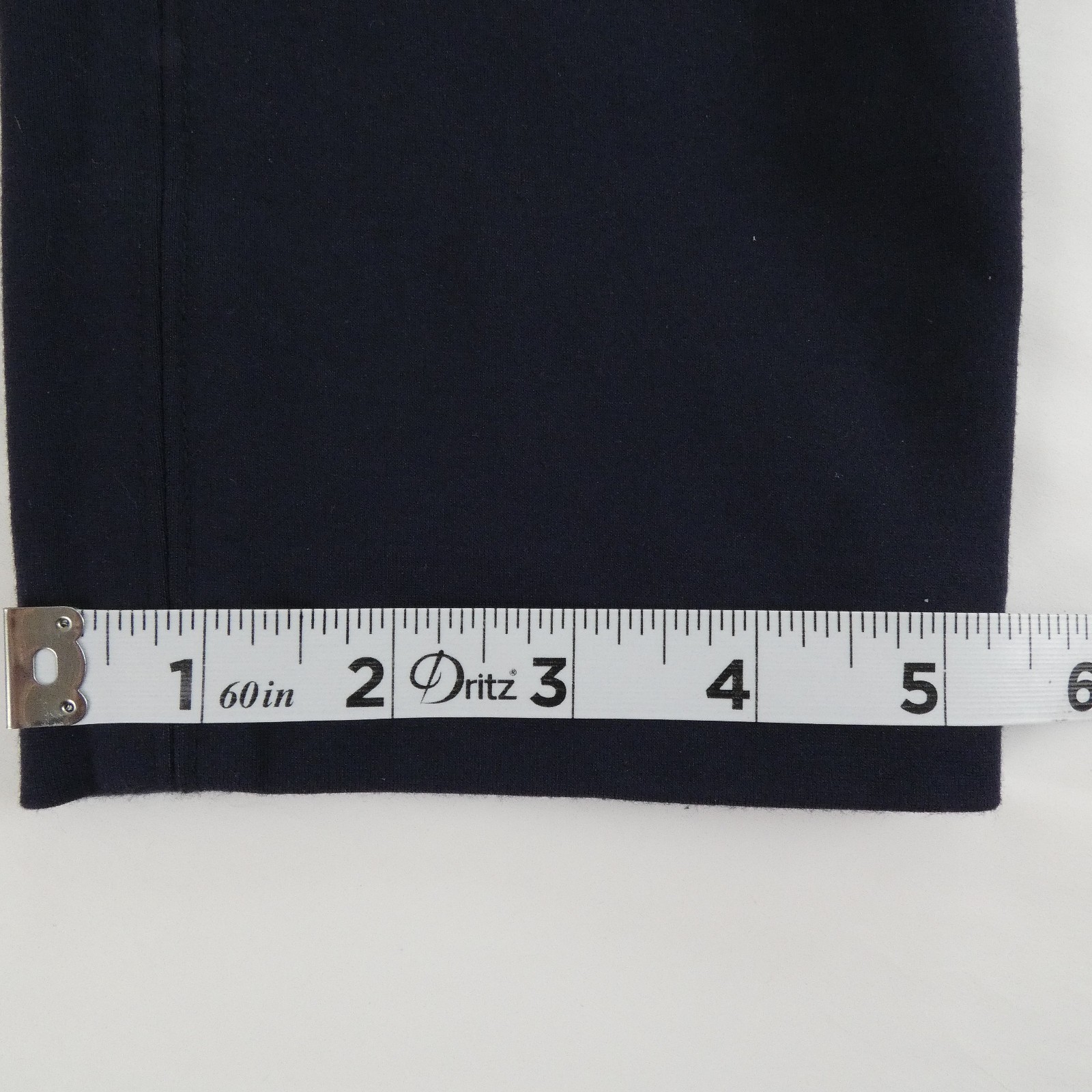 Pendleton Pants Womens 6 Navy Blue Stretch Side Zip Minimalist Ankle Skinny