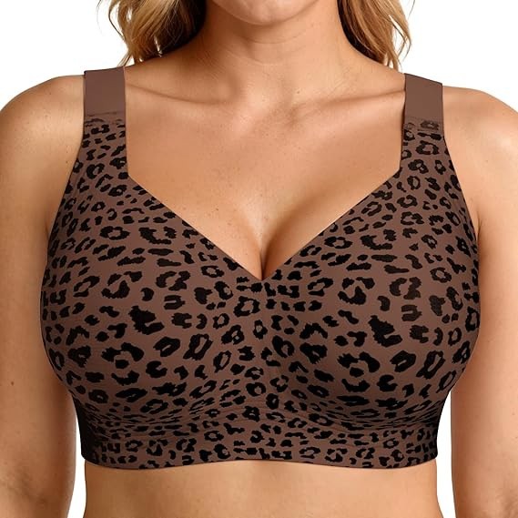 Jelly Bras for Women No Underwire Supportive Wireless Full Coverage Push Up Plus