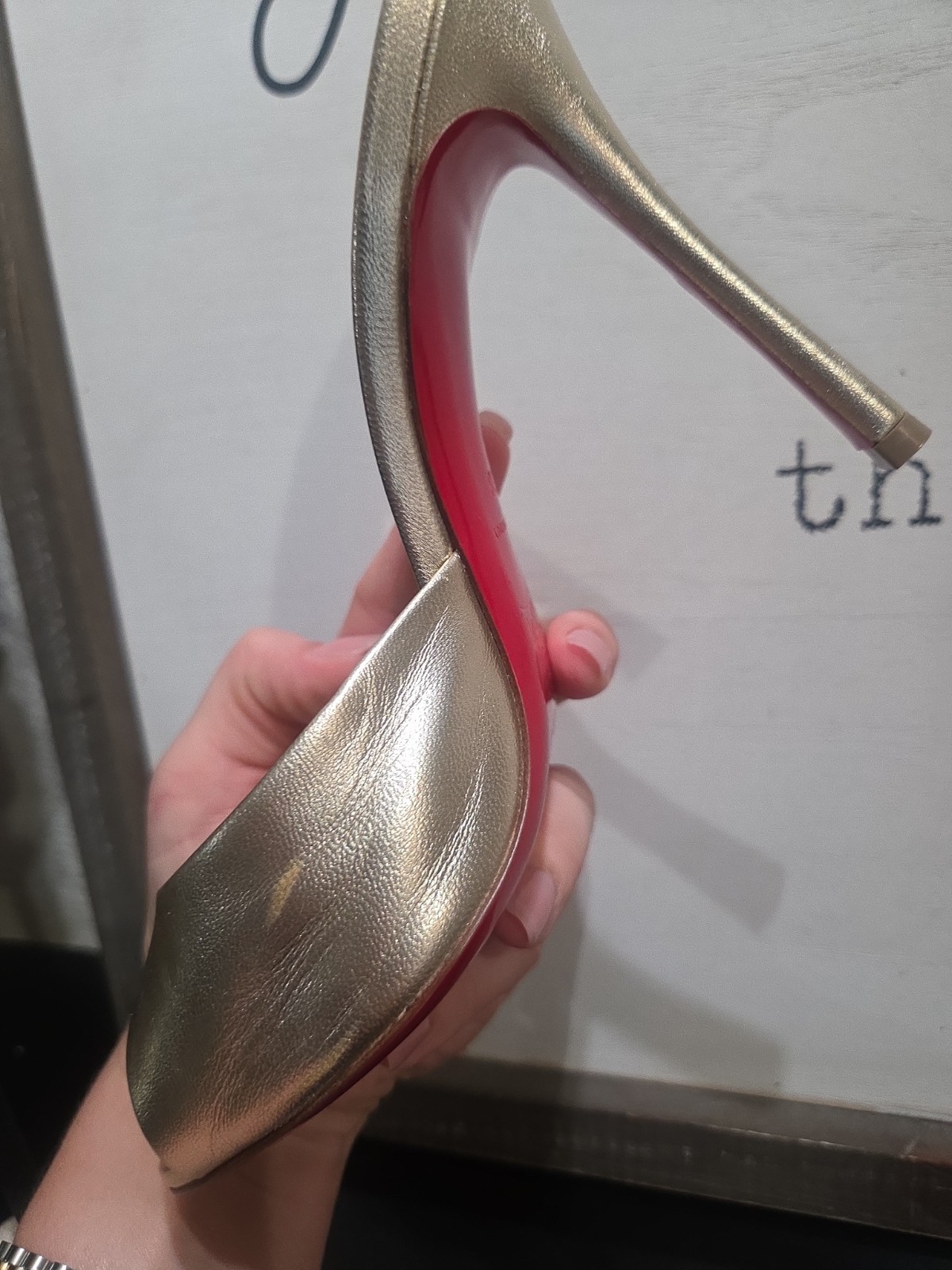 Christian Louboutin Peep Toe Heels