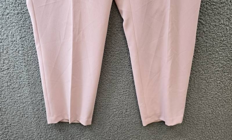 KASPER Plus Size Straight-Leg Pants Women’s 16W Tutu Pink Zip/Hook & Bar Closure