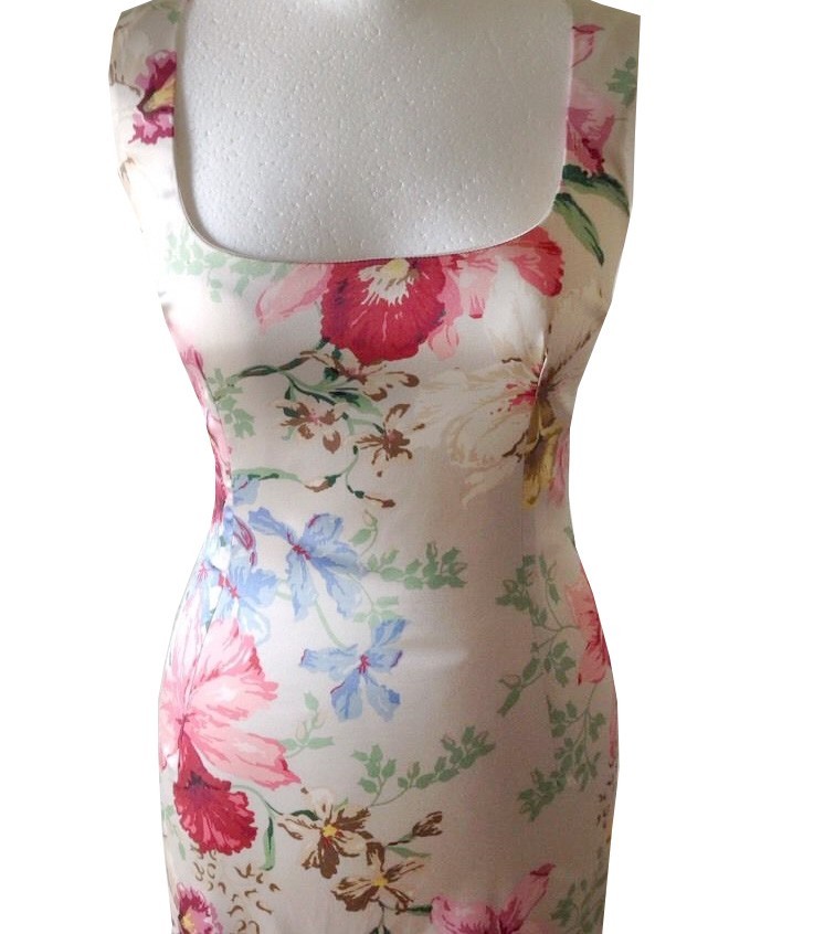 SALE! $5,500 DOLCE & GABBANA Silk Dress size 42-44
