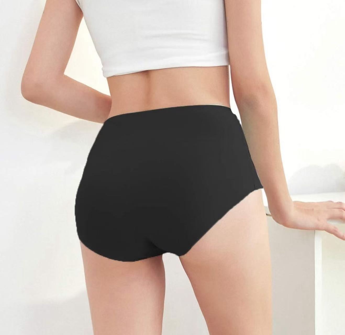 SIZE XXL No Show High Waist Briefs Underwear Women Seamless Panties Multi Pack