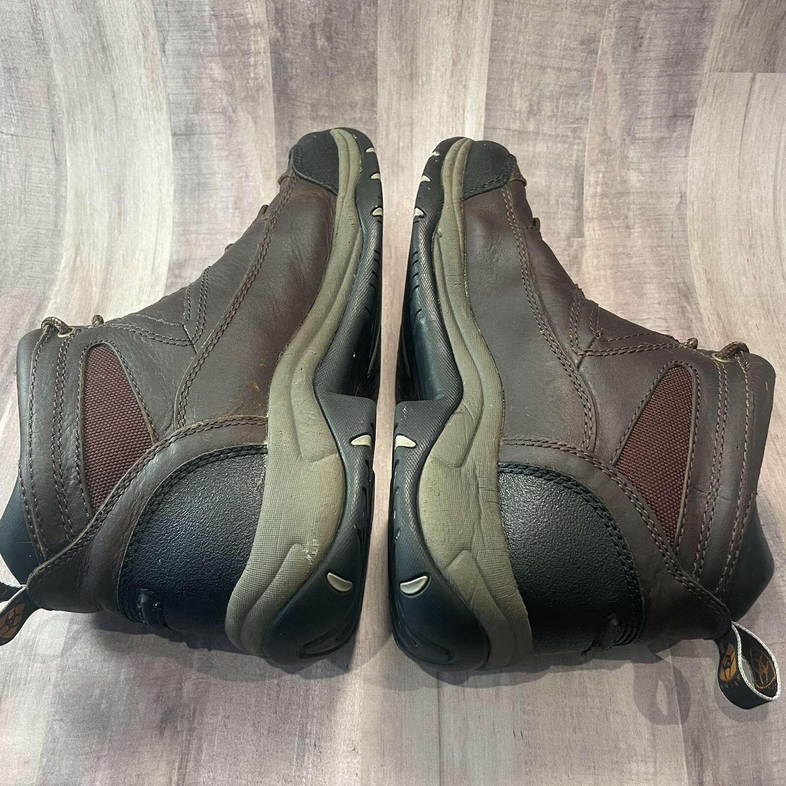 ARIAT Terrain Hiking Boots 10004138 Leather Upper ATS Insole Women’s 8.5 B Brown