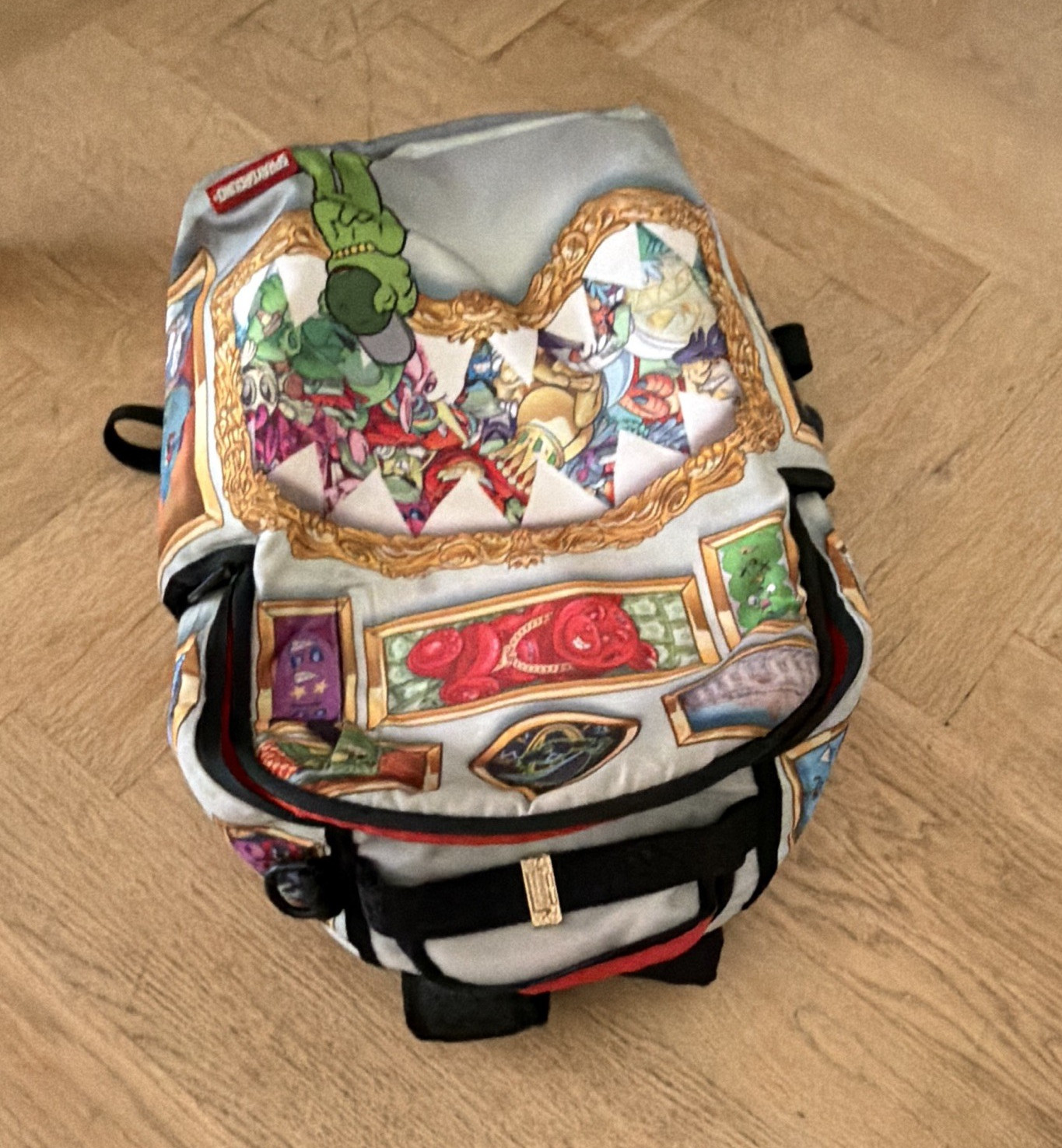 Sprayground Marvel Hulk Mini Backpack Graphic Print Gray/Black Multicolor