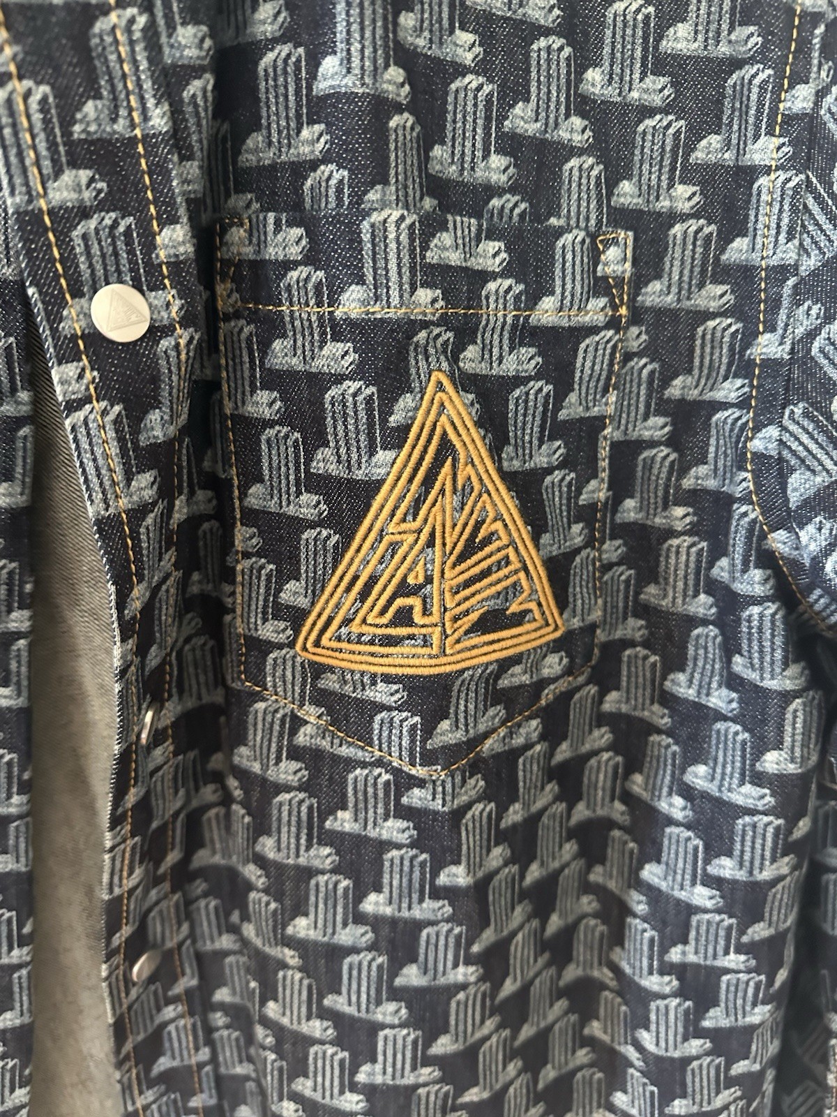 LANVIN PARIS denim Jacket Made In Italy