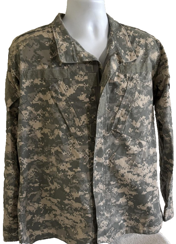Lancer US Army ACU Jacket Mens Medium Regular Digital Camo UCP Ripstop Tactical