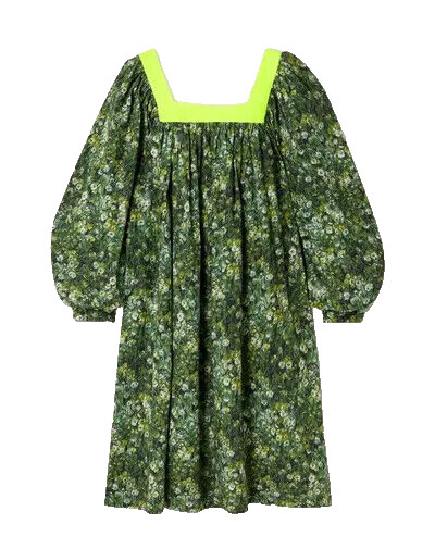 NWT BATSHEVA x Laura Ashley Beaumaris in Sherwood Forest Floral Dress 2 $175