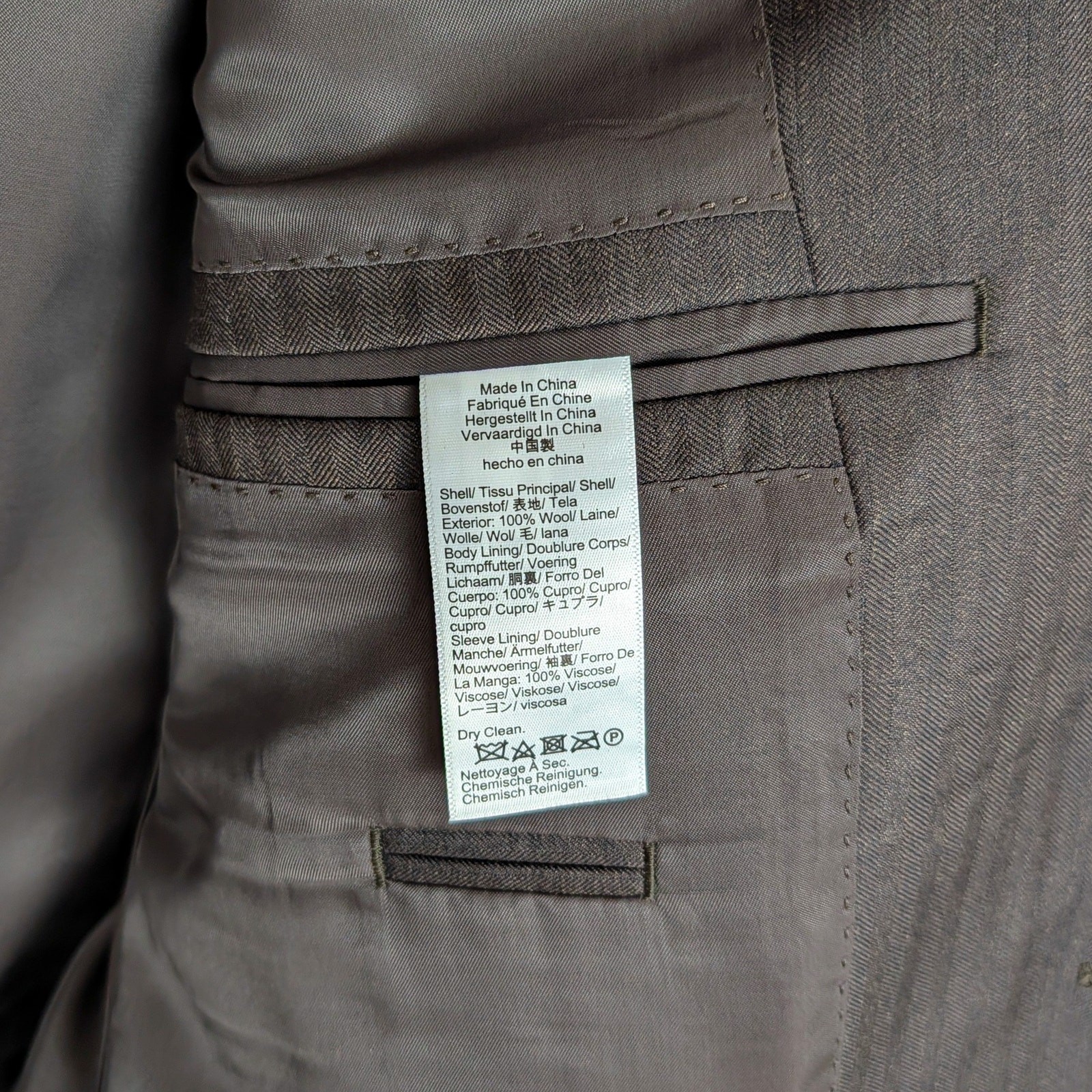 J.Crew Crosby Classic fit Suit Jacket Italy Wool herringbone 38R NWT $498