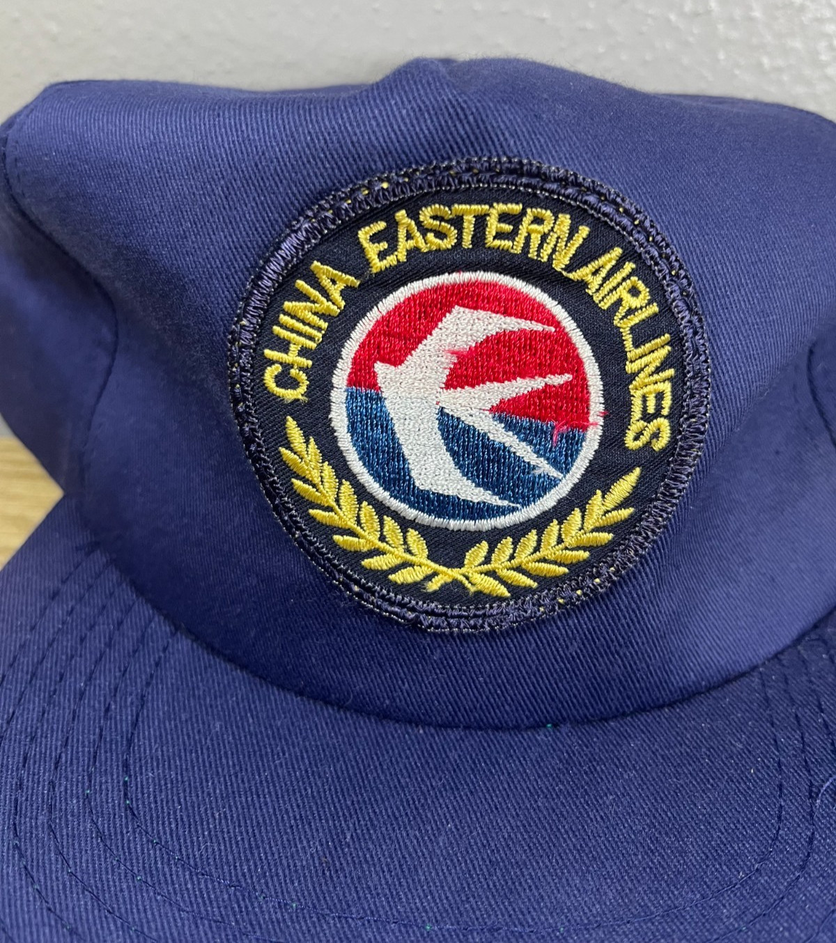 Vintage – China Eastern Airlines – Blue Snapback Patch Pilot Aviation Hat Cap