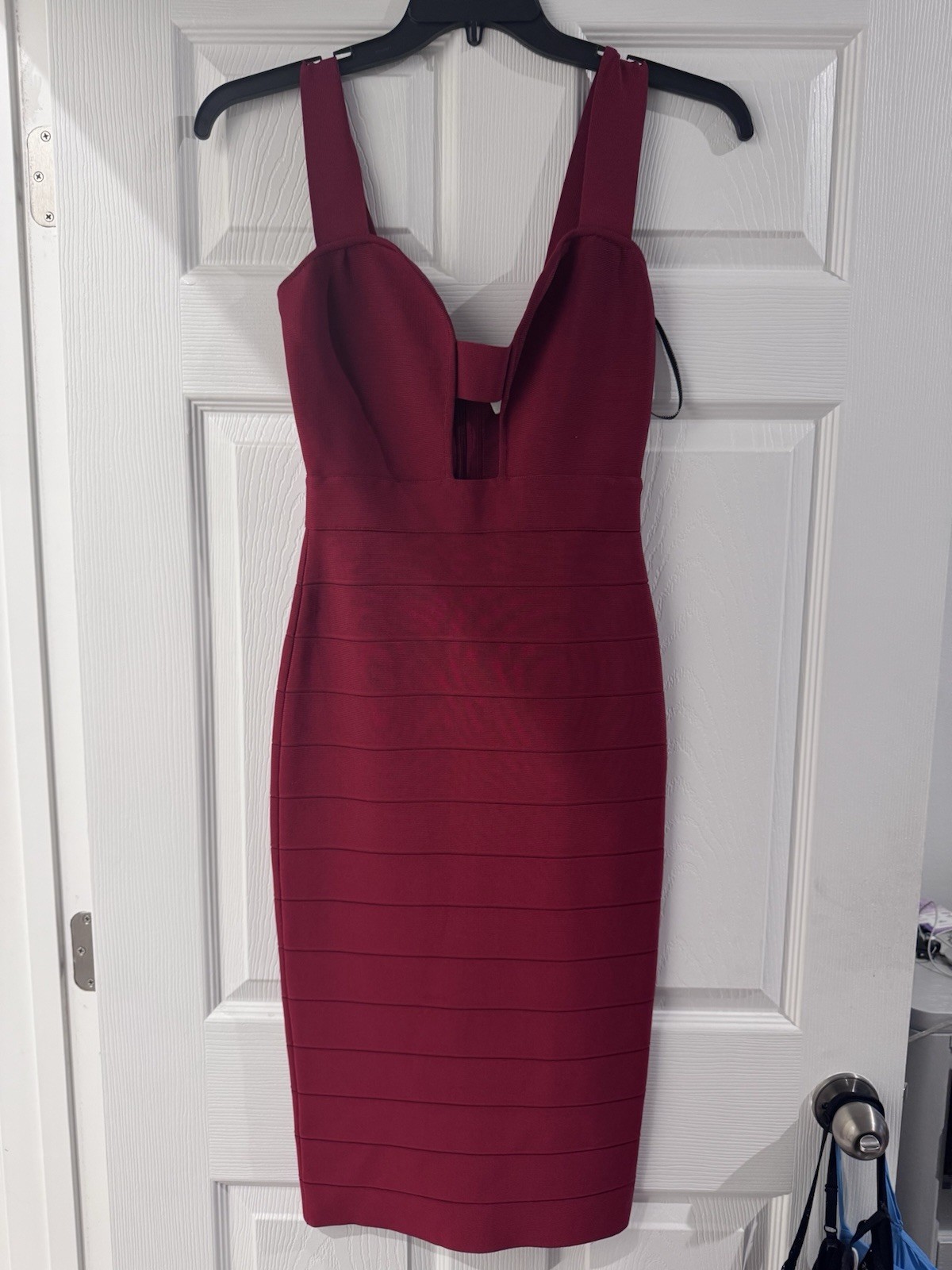 Herve Leger Women’s Sleeveless V-Neck Dress