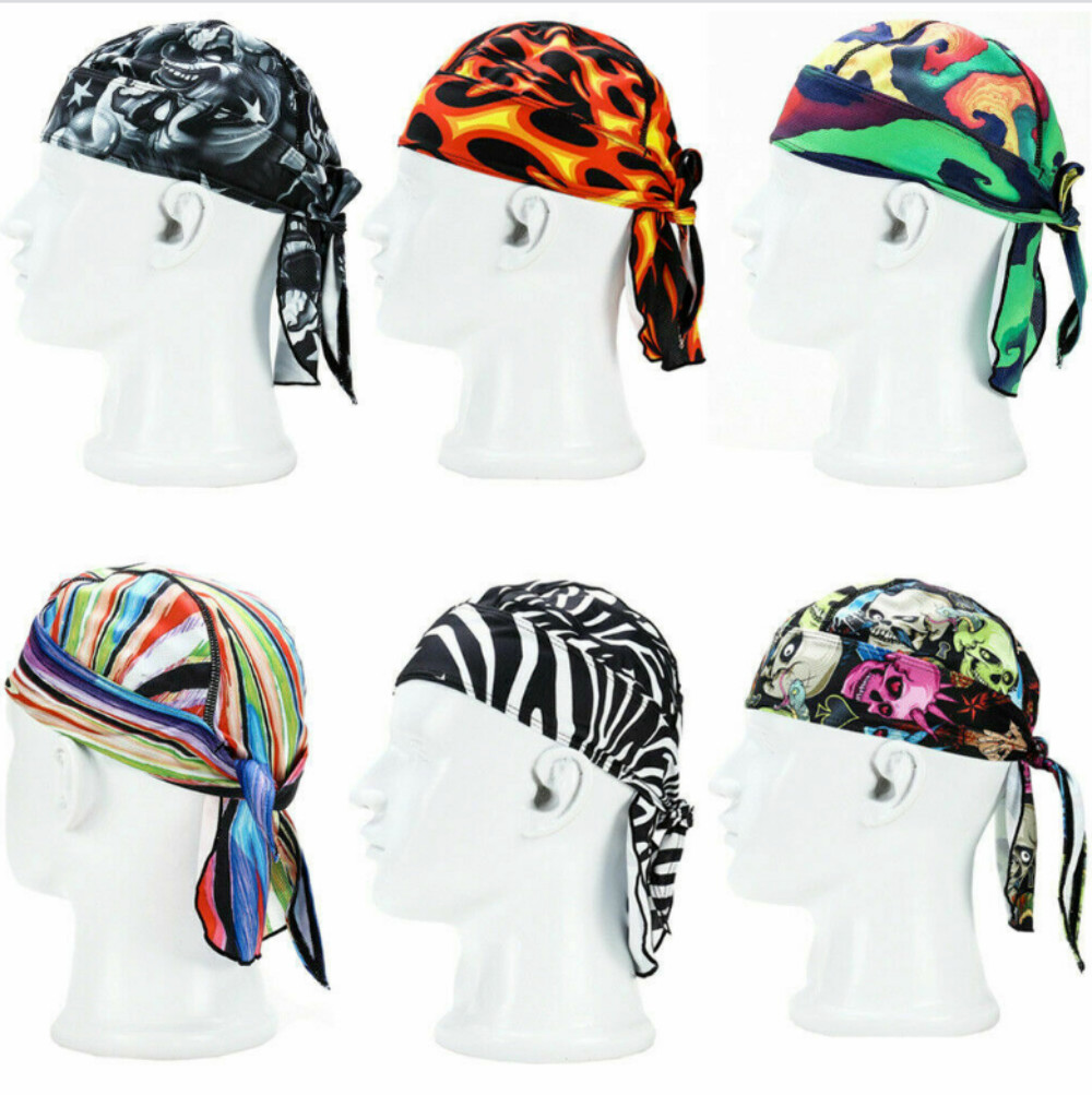 Cooling Helmet Liner Do Dew Rag Skull Cap Beanie Bandana Head Wrap Hat for Men