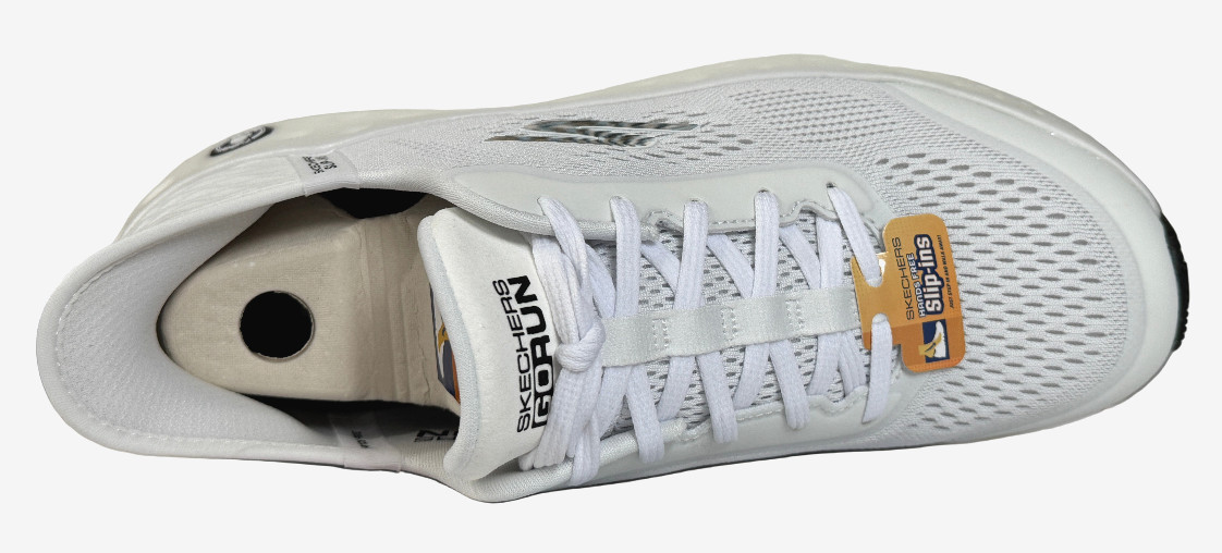 Skechers Womens Max Cushioning HYPER CRAZE BOUNCE Athletic Sneakers White