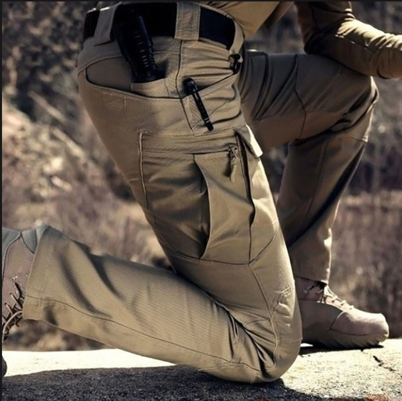 Tactical Mens Cargo Pants Waterproof Work Hiking Combat Outdoor Trousers Pants