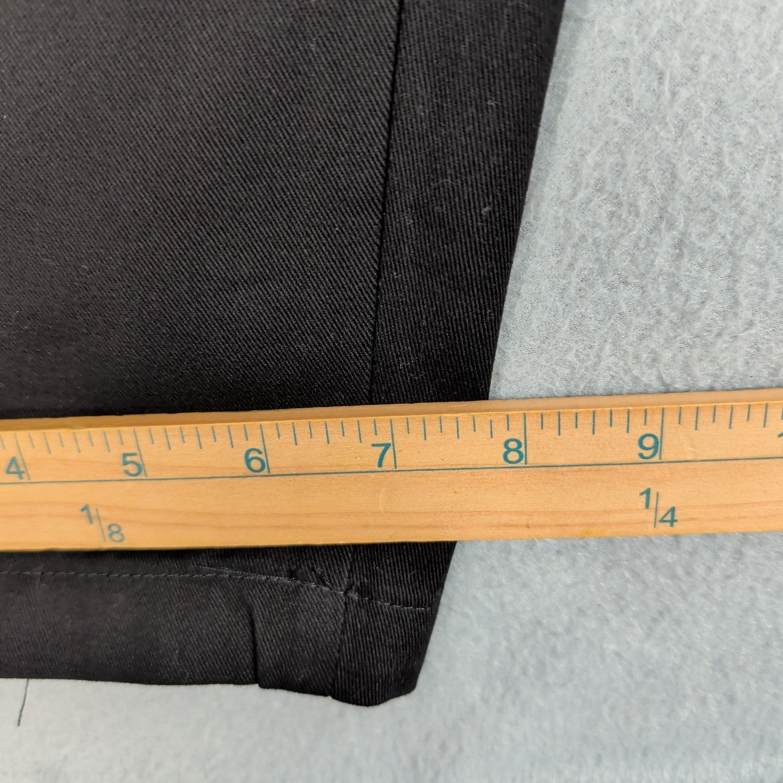 Lee Pants Mens 36×32 Black Double Pleat Relaxed Fit Tapered Leg