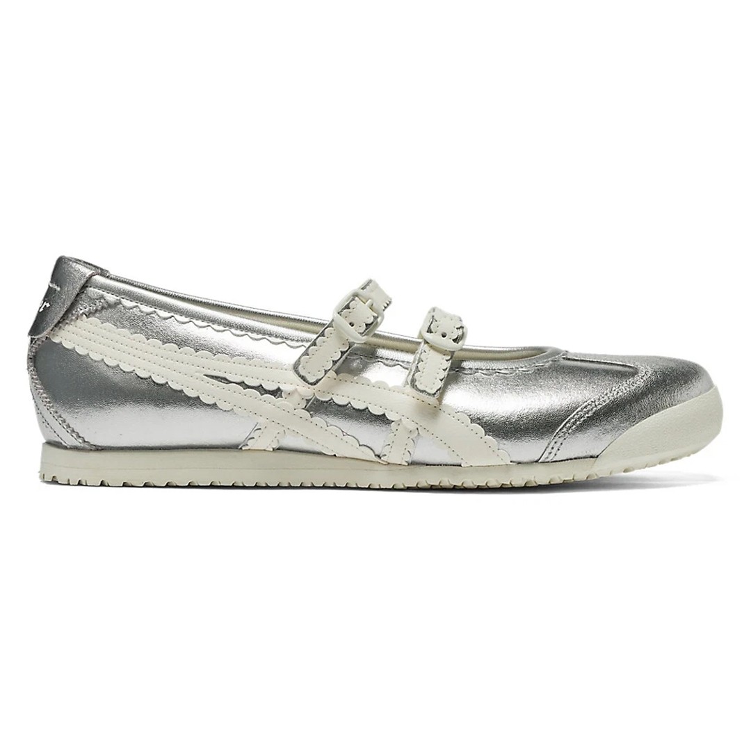2025 Patou x Onitsuka Tiger Mexico 66 Tgrs Mary Jane Ballet Flats 118A2678-001
