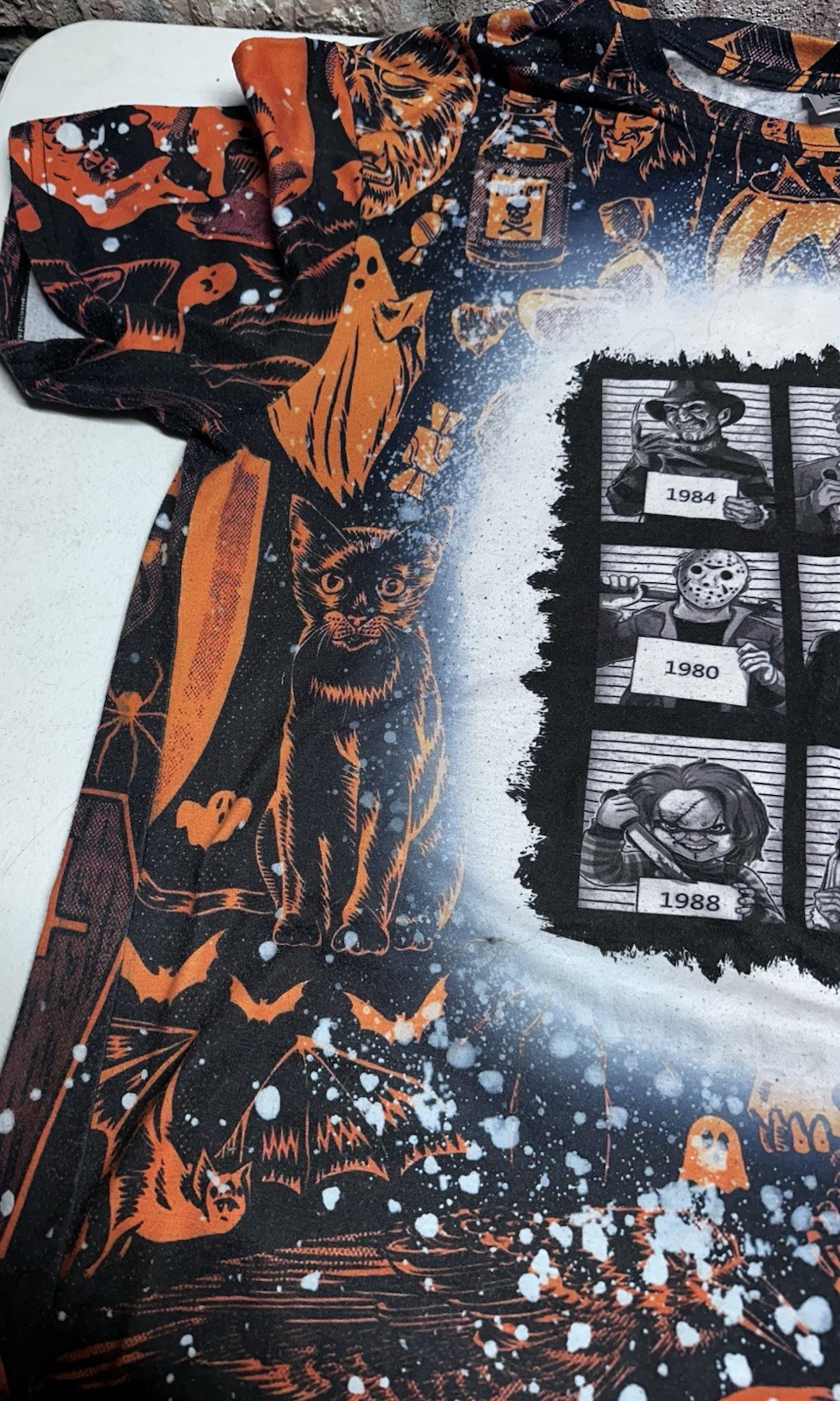 Vintage Halloween Horror Squad T-Shirt Movie Characters, Freddy, Jason, & More!