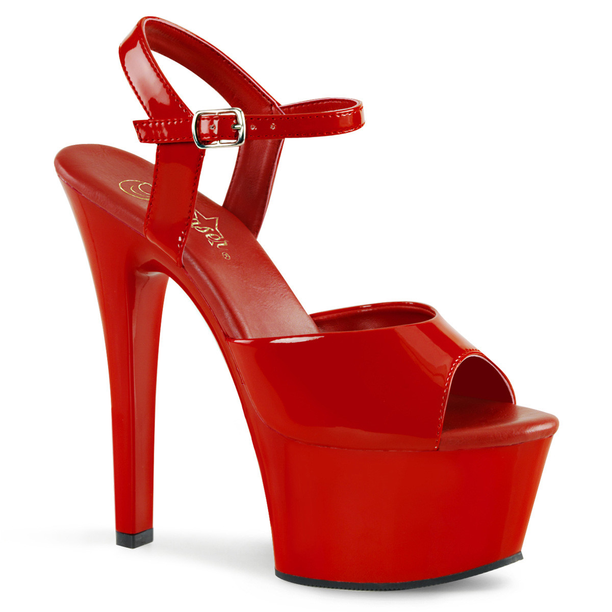 6″ Basic Red Patent Sexy Salsa Stripper Platform Exotic Pole Dancer Shoes Heels
