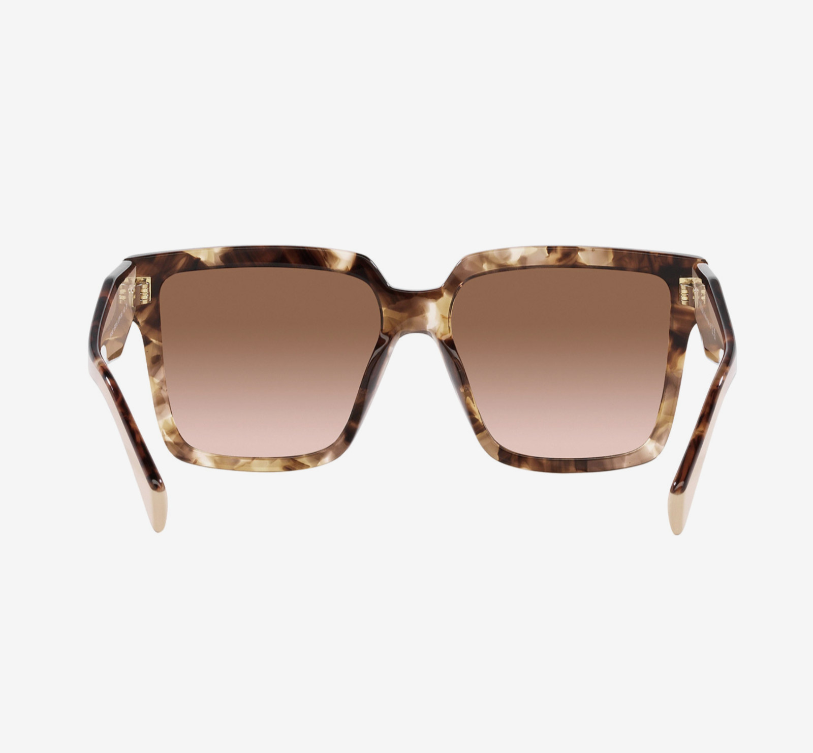 Prada PR24ZS 07R0A6 Square Sunglasses in Caramel and Tortoise/Brown Lens 100%
