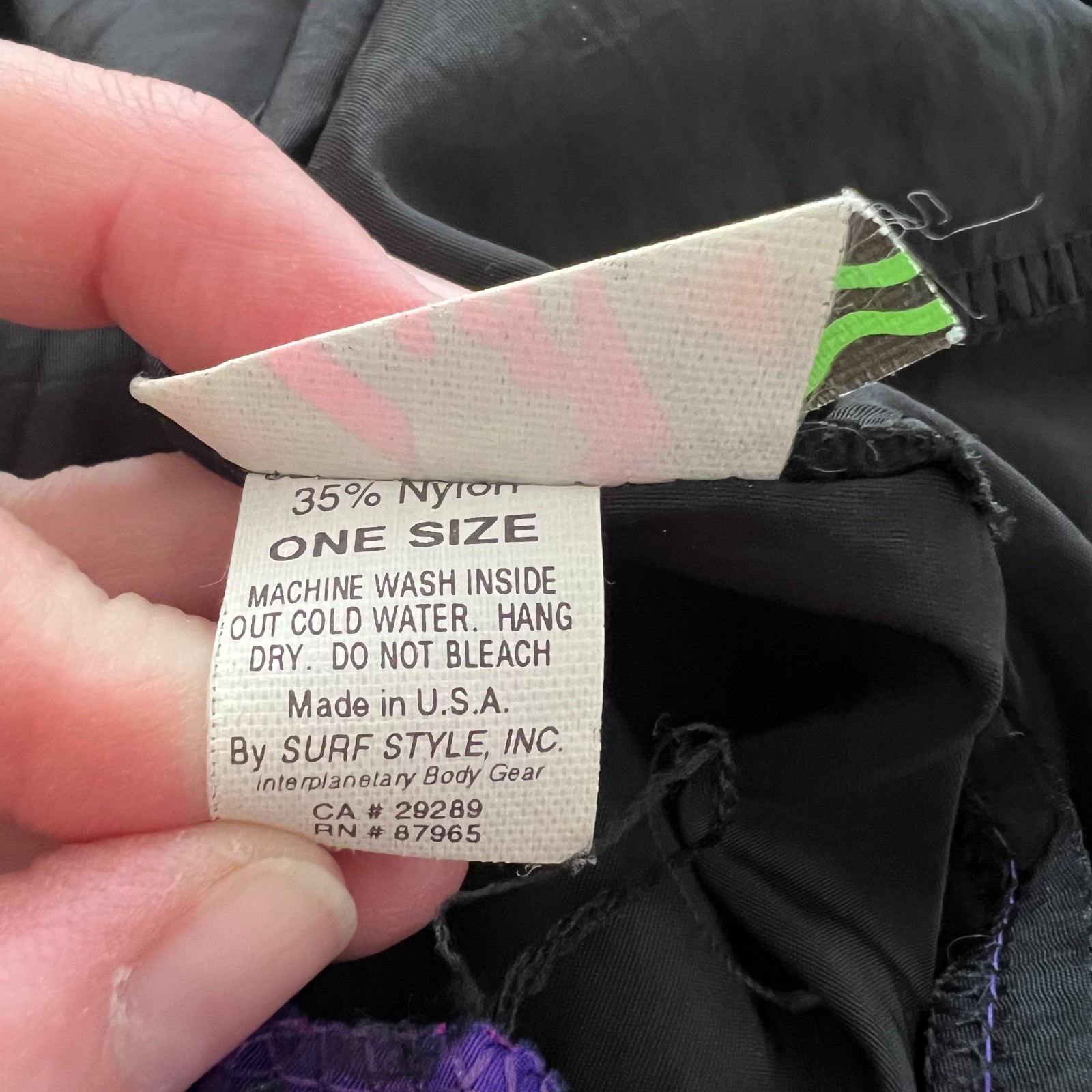 Vintage Surf Style Maui Pullover Anorak Windbreaker Jacket Made in USA One Size