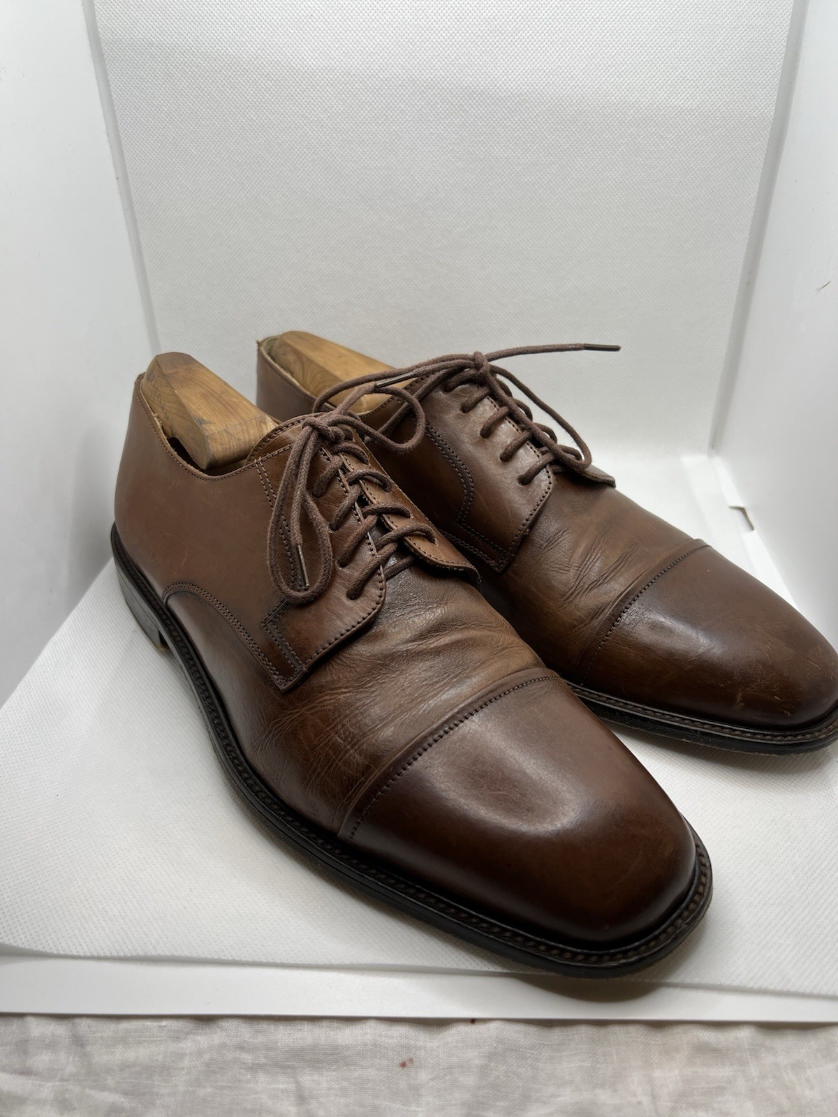 J. Murphy by Johnston Murphy 59-11056 Men’s 9M Novick Cap Toe Shoes