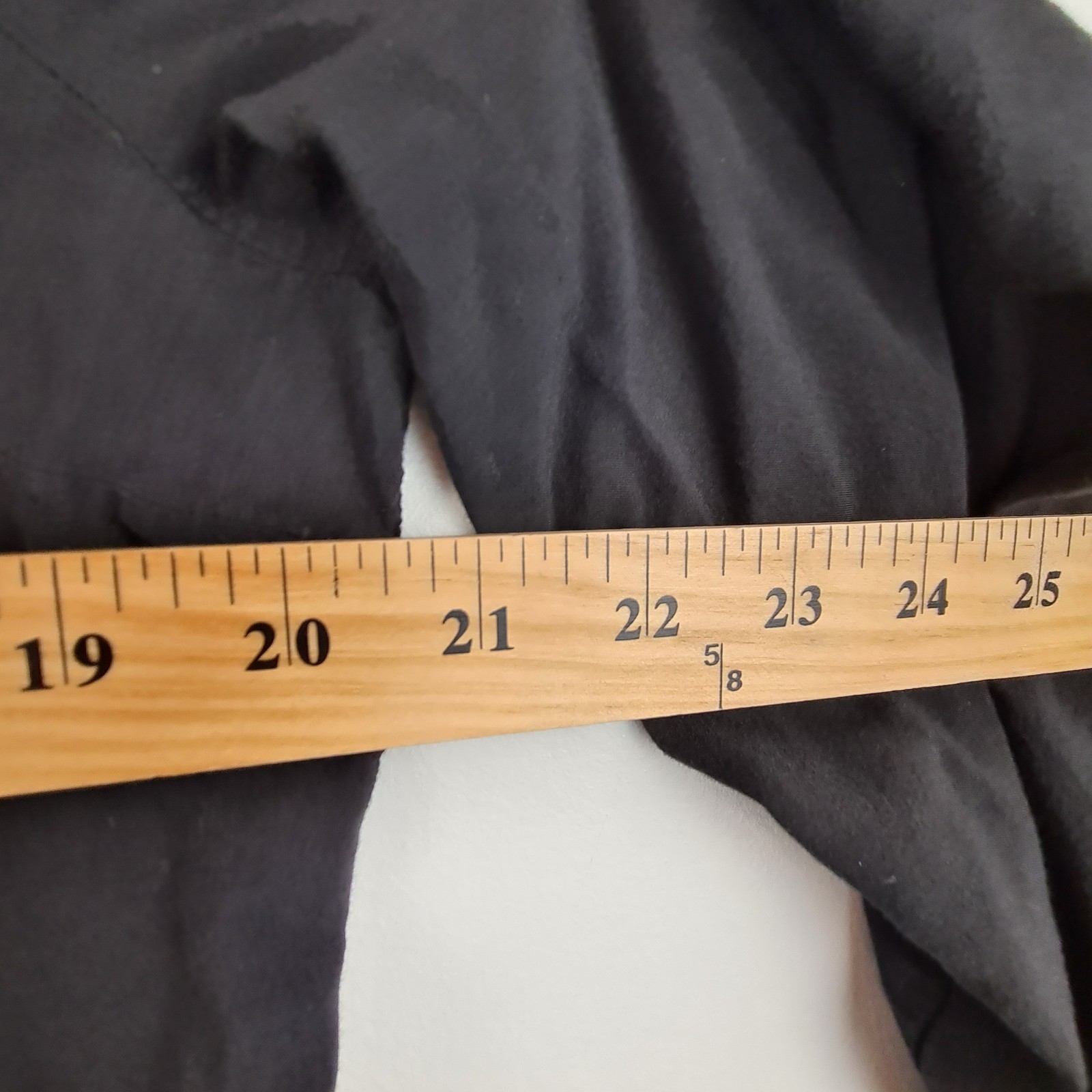 a.n.a. Women’s Black Button Up Collared Shirt 100% Rayon Lightweight Size L Tall