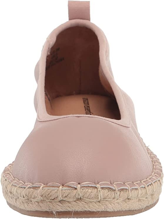 Amazon Essentials Women’s Espadrille Ballet Flat Faux Leather DUSTY PINK BEIGE