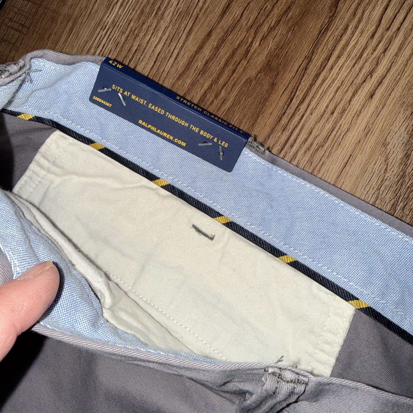 Polo Ralph Lauren Stretch Classic Fit Shorts Mens 42W Gray Chino NWT Retail $74