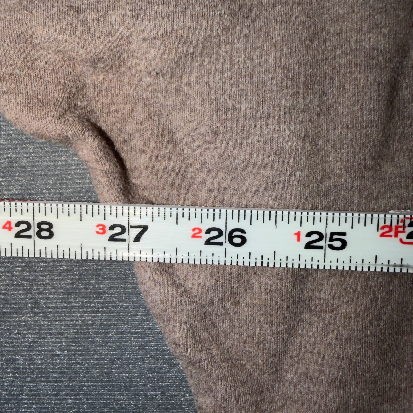 Pact Organic Cotton Boxy Dolman Short Sleeve Top XXL Mauve Brown Heathered
