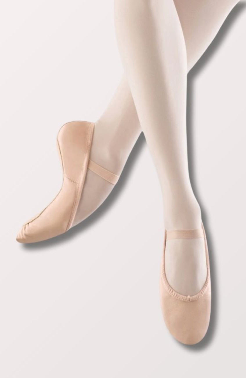 NEW Bloch Ladies Dansoft Leather Ballet Shoes in Pink (Multiple Sizes)