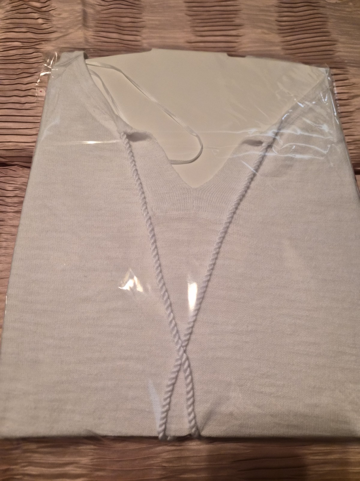 KIM ROGERS Womens 2X White Pullover Top Tunic w/Tassels
