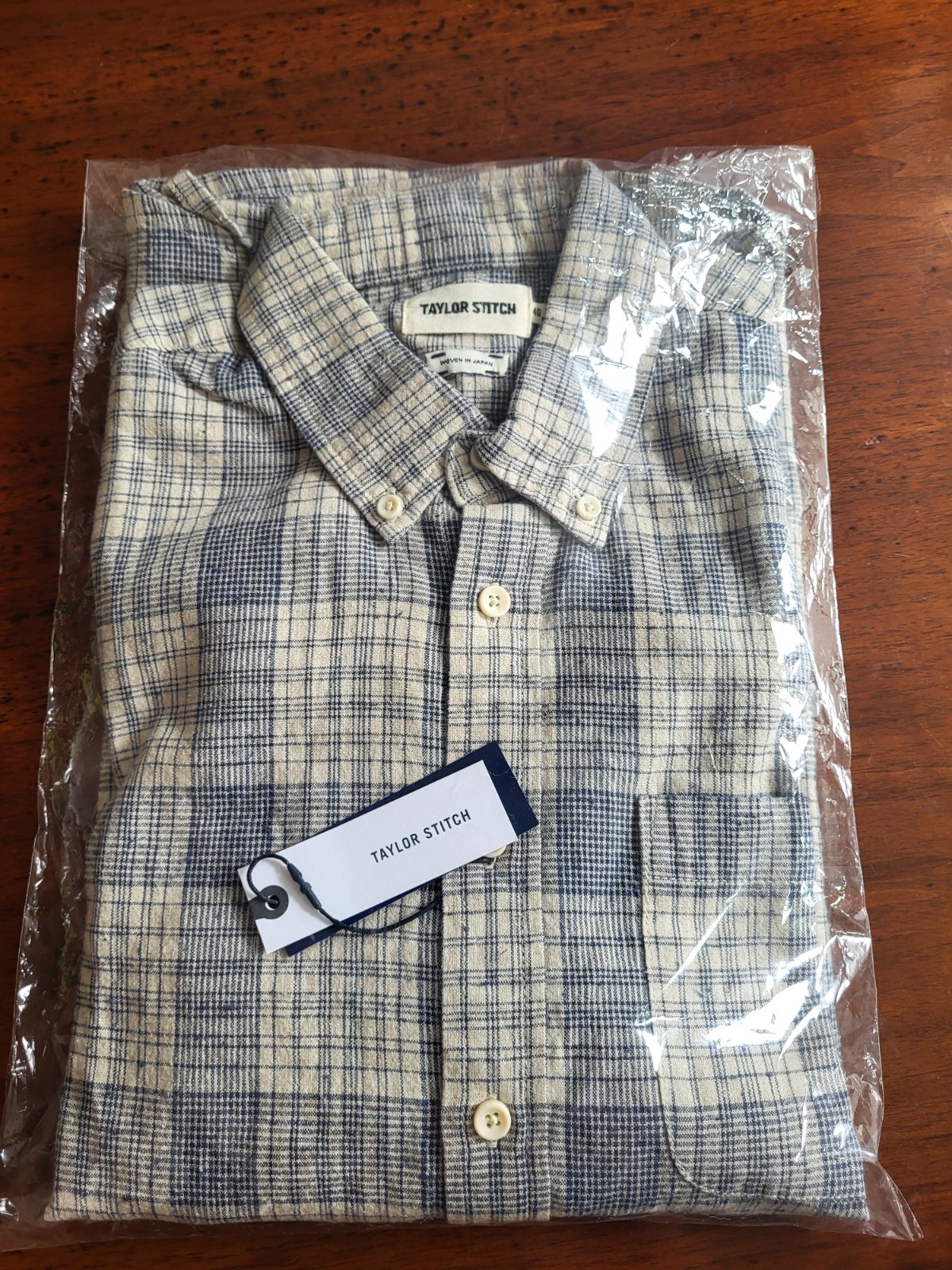 Taylor Stitch x Shuttle Notes–The Jack in Japanese Oyster Plaid Men’s Medium