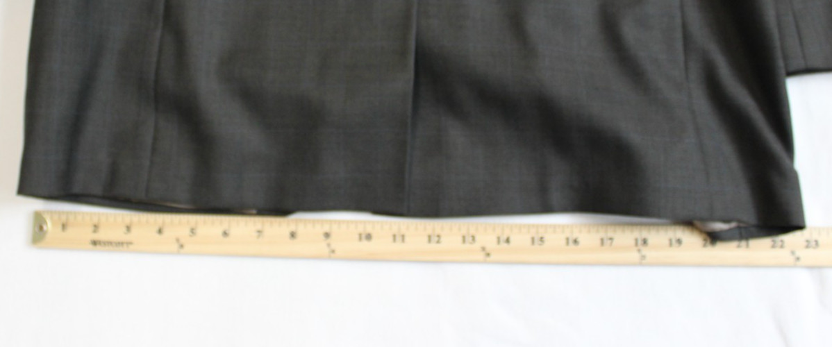 Chaps Ralph Lauren Blazer Jacket Men’s Size 44T Brown Check Beige 3-Button VTG