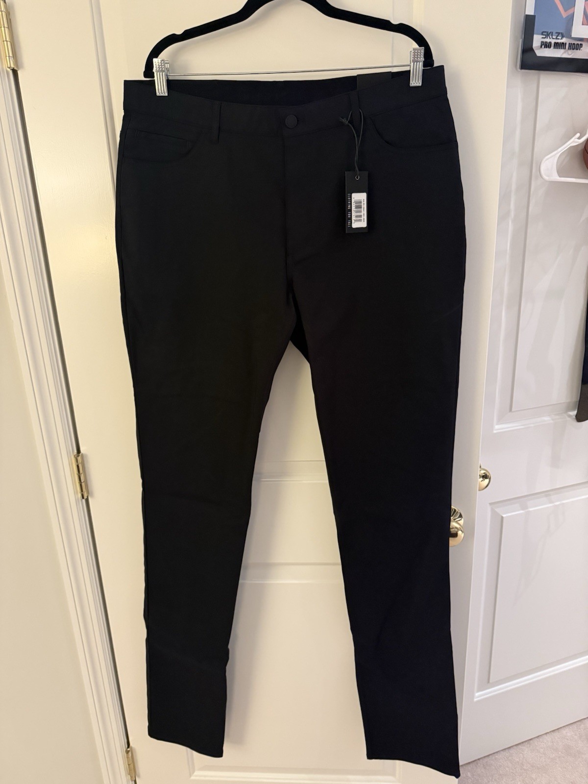 American Tall Men’s Performance Pants Black 38×40 NWT AM-PC-10541
