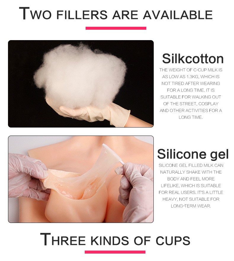 No Oil Silicone Full Bodysuit E Cup Breast Forms Body Suit For Crossdresser US