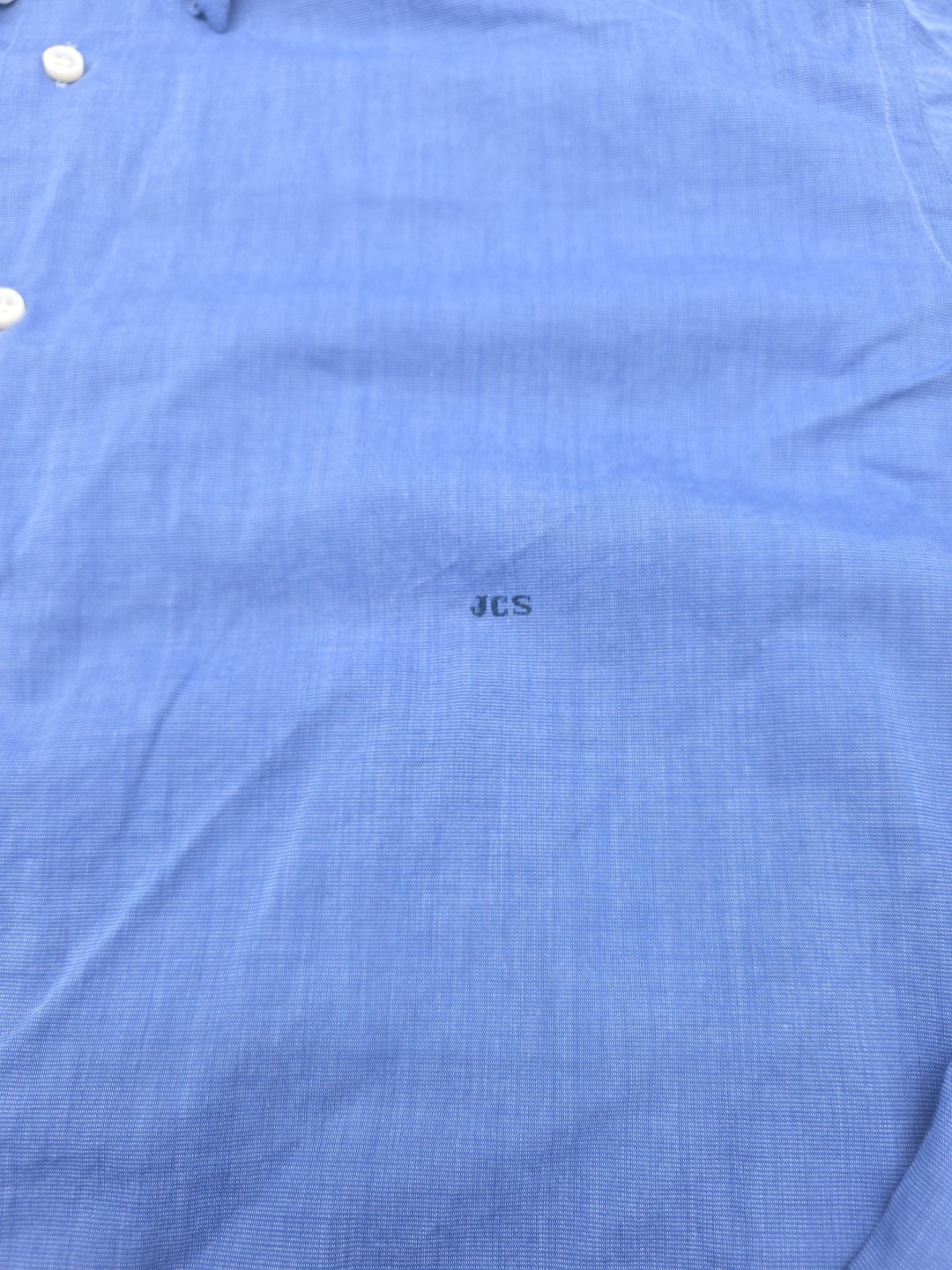 Ermenegildo Zegna Misura Button Up Shirt Men XL Blue Longsleeve.#41203