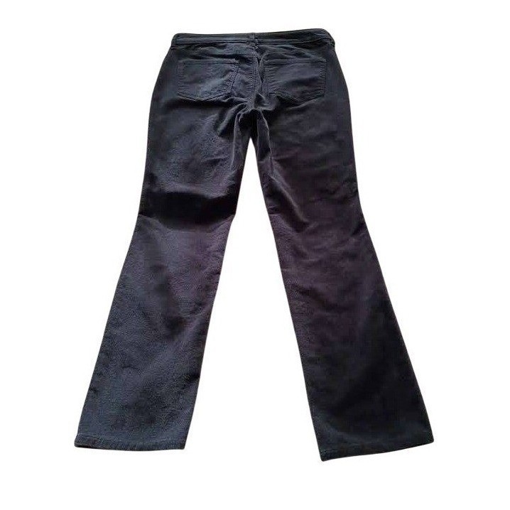 NYDJ Sheri Slim Navy Corduroy Pants Lift Tuck 8 30×29 Coastal Minimalist $119