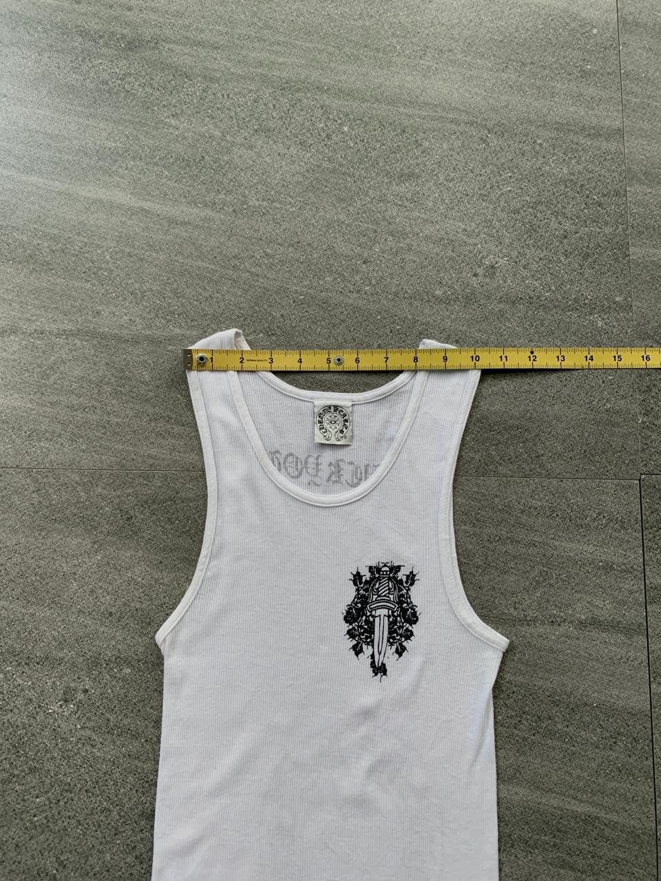 Chrome Hearts White Graphic Tanktop