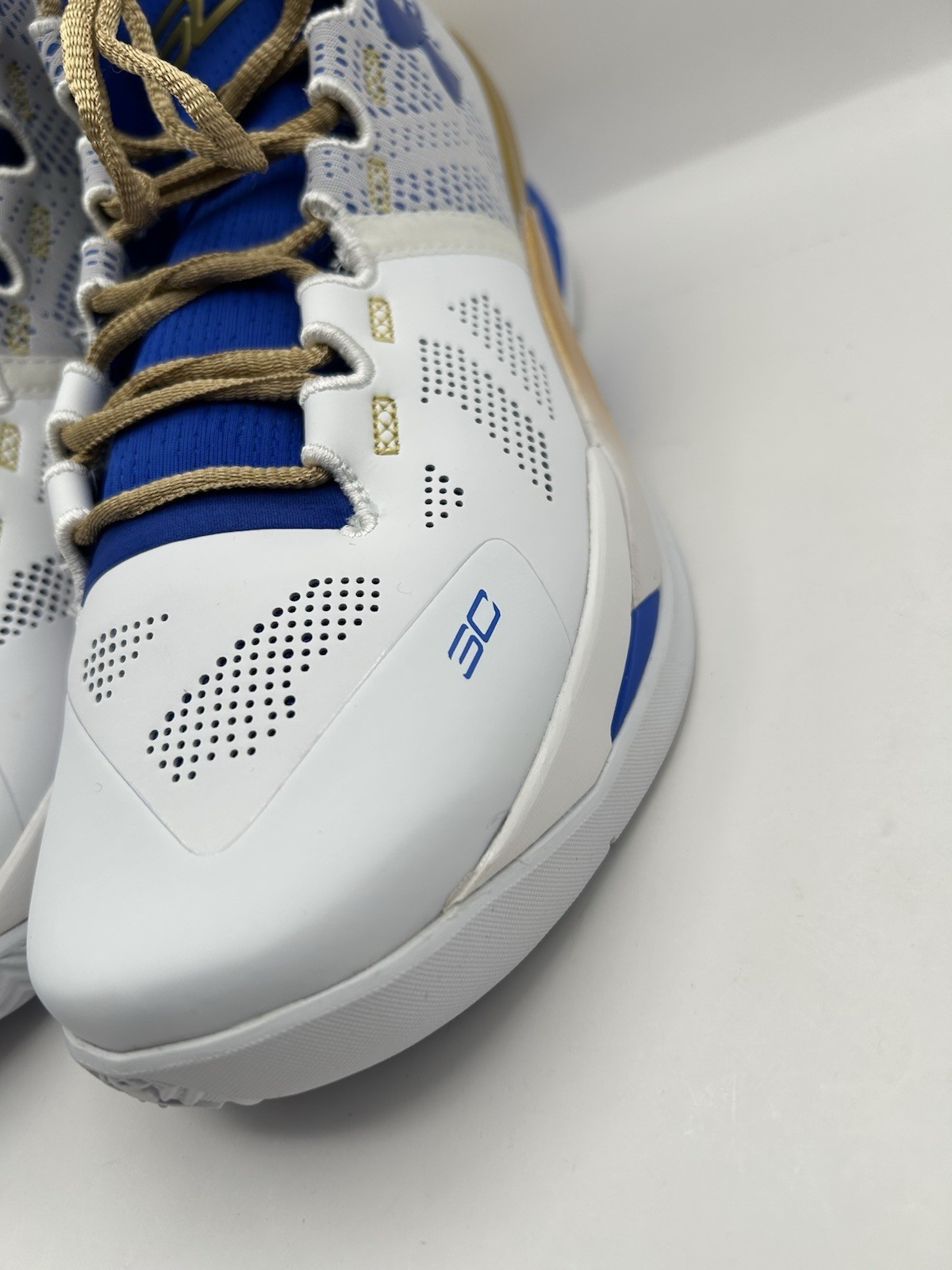 NEW Under Armour Curry 2 Basketball Shoes Size 8.5 Gold Rings 3027937 Warriors